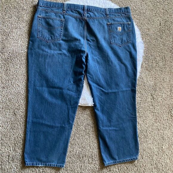 Carhartt Jeans Mens Plus Size 52x30 - Picture 2 of 9